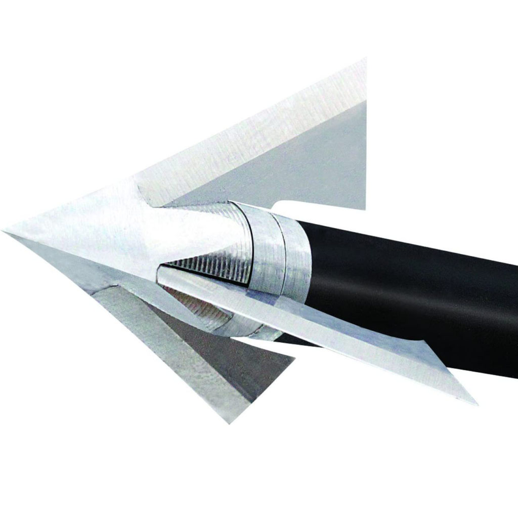 Photo of a QAD Exodus broadhead.