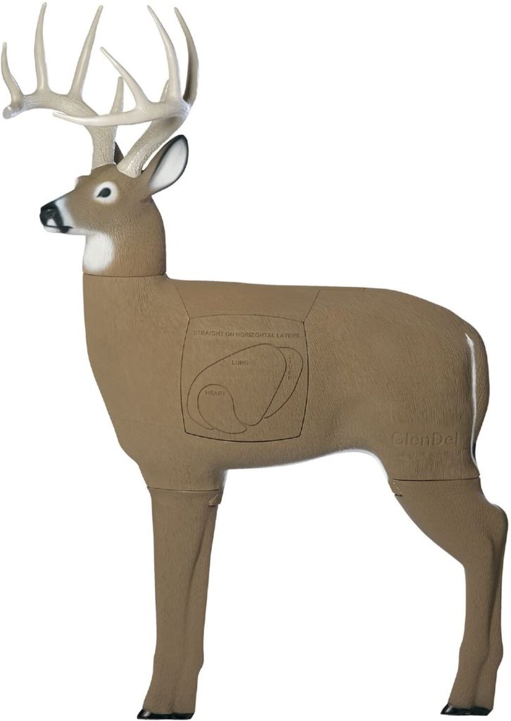 Photo of the large, realistic Glendale Crossbow Buck 3D archery target.