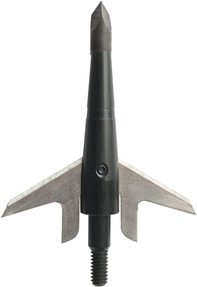 Photo of a Swhacker mechanical broadhead.